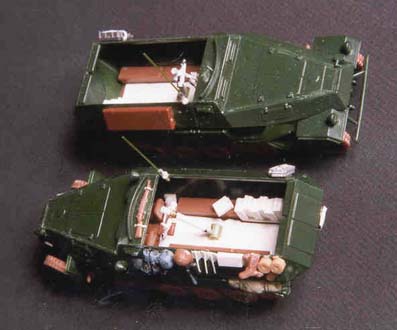 Hanomag 251/2 variants, top view