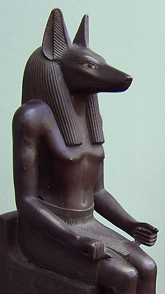 Egyptian god Anubis