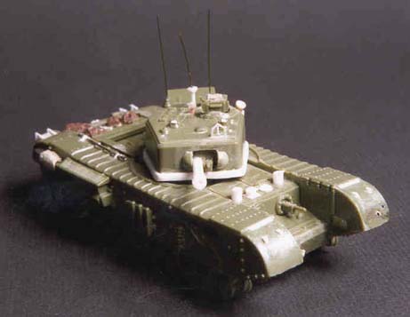 Front view of Airfix Churchill VII converted to VIII