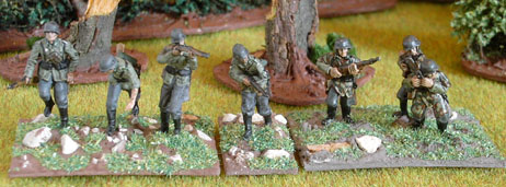 Early war German infantry section