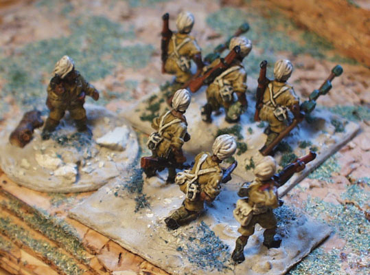 Section of assault engineers